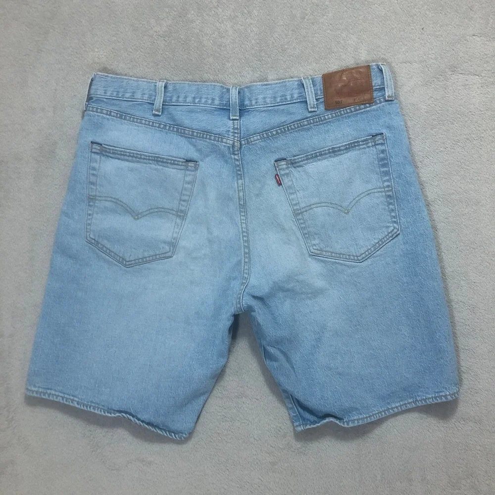 Levi's Denim Shorts 501 Light Wash Casual Everyday Wear Size‎ 40